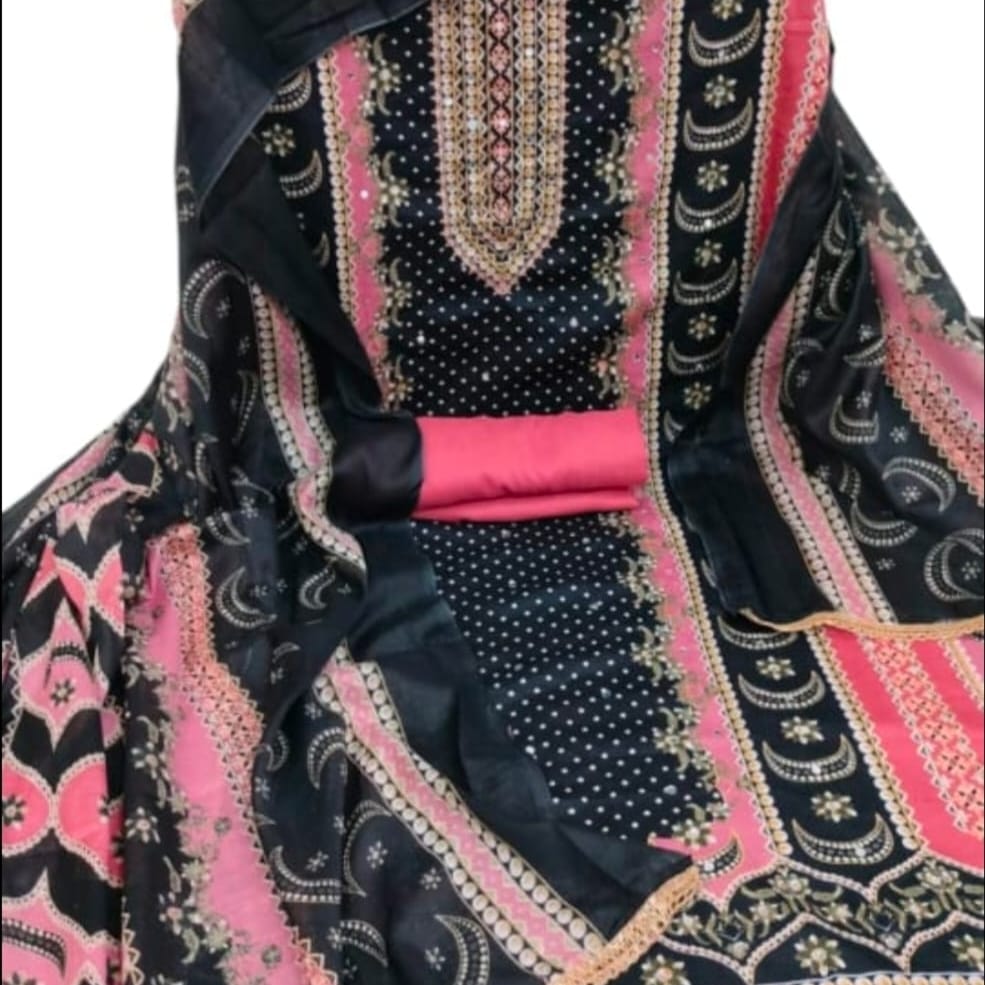Cotton dress metarial