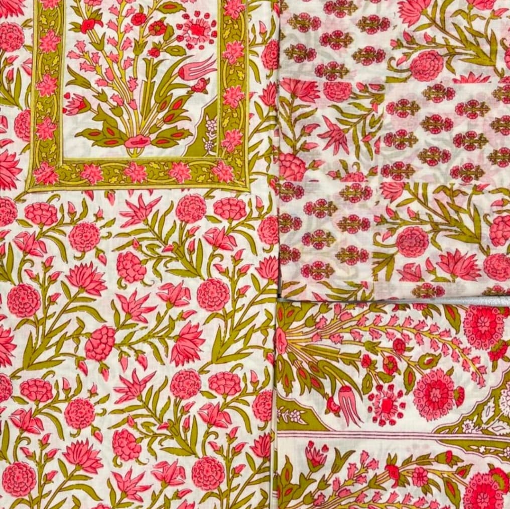 Jaipuri cotton dress metarial